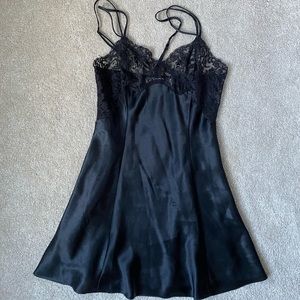 Black slip dress/lingerie